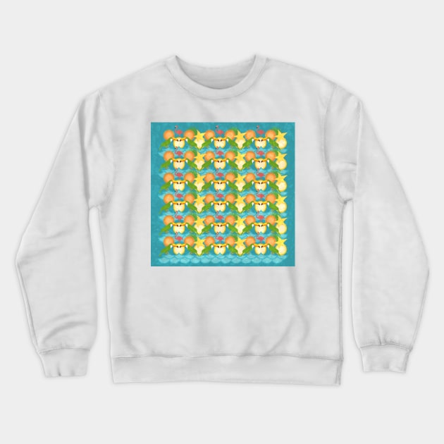 Tropical Crewneck Sweatshirt by ivetas